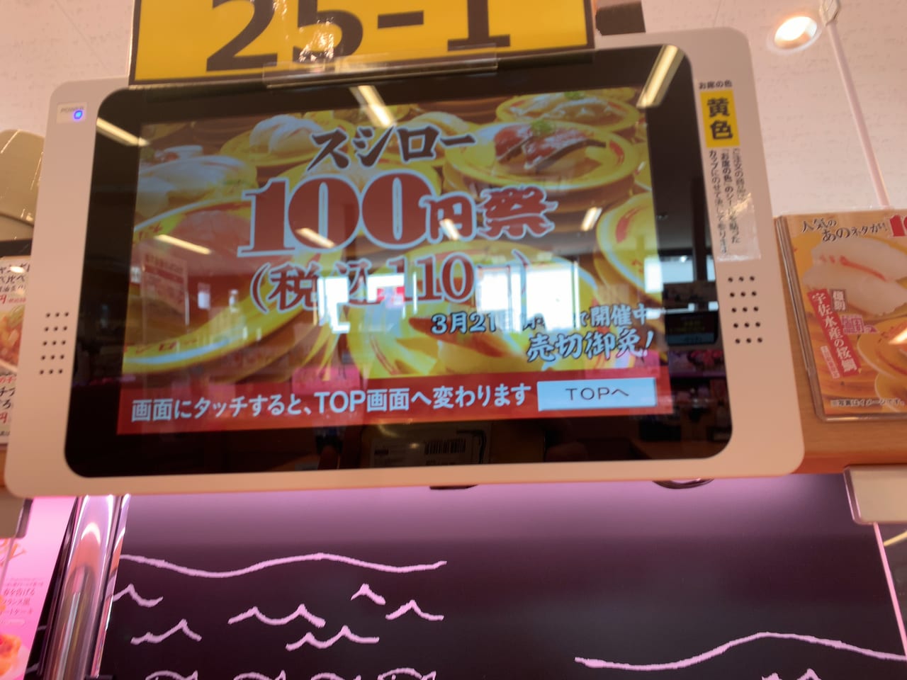 100円の寿司