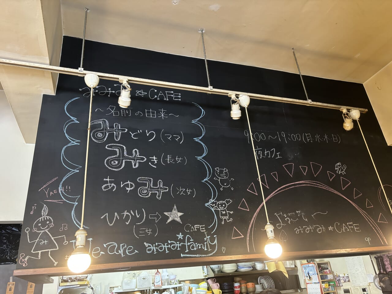 みみみ☆CAFE黒板