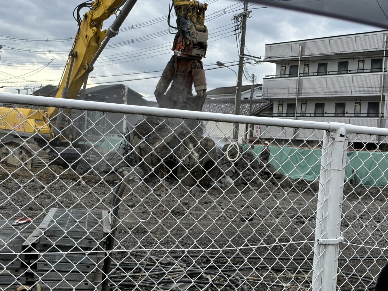 多治米解体現場