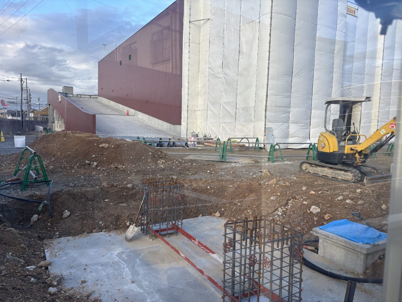 東岸和田開発工事現場