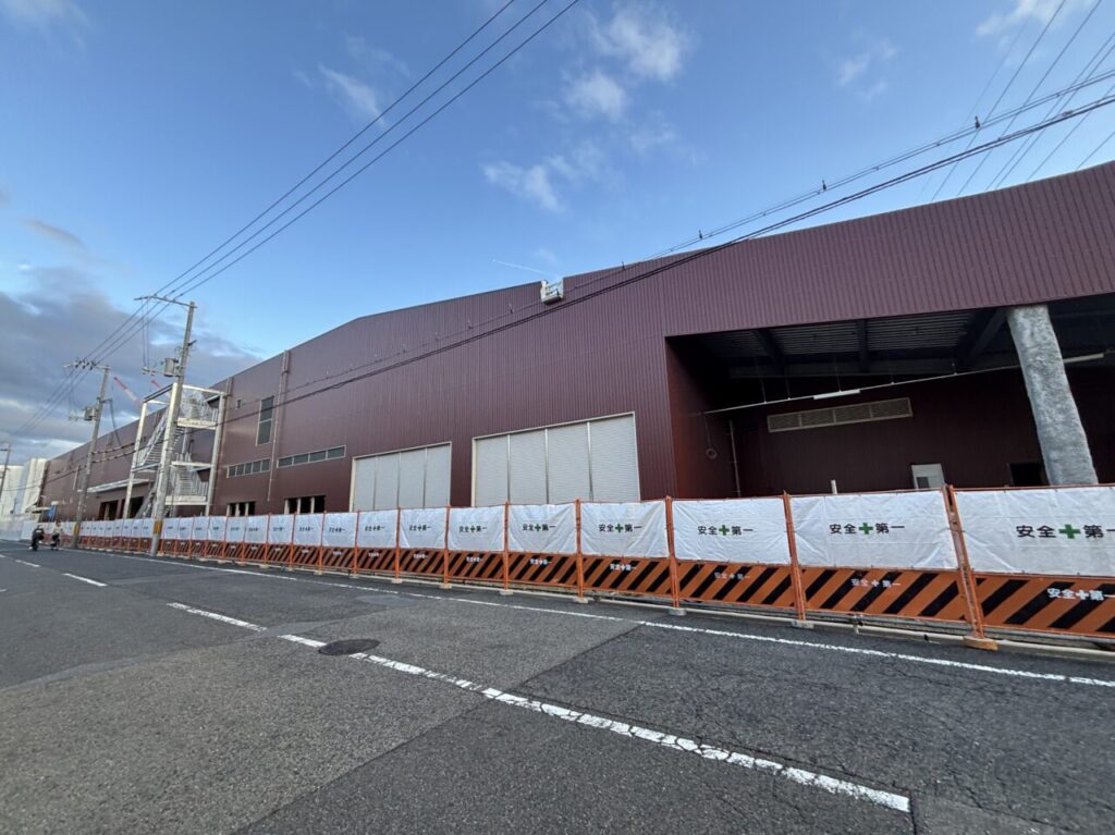 東岸和田開発工事現場