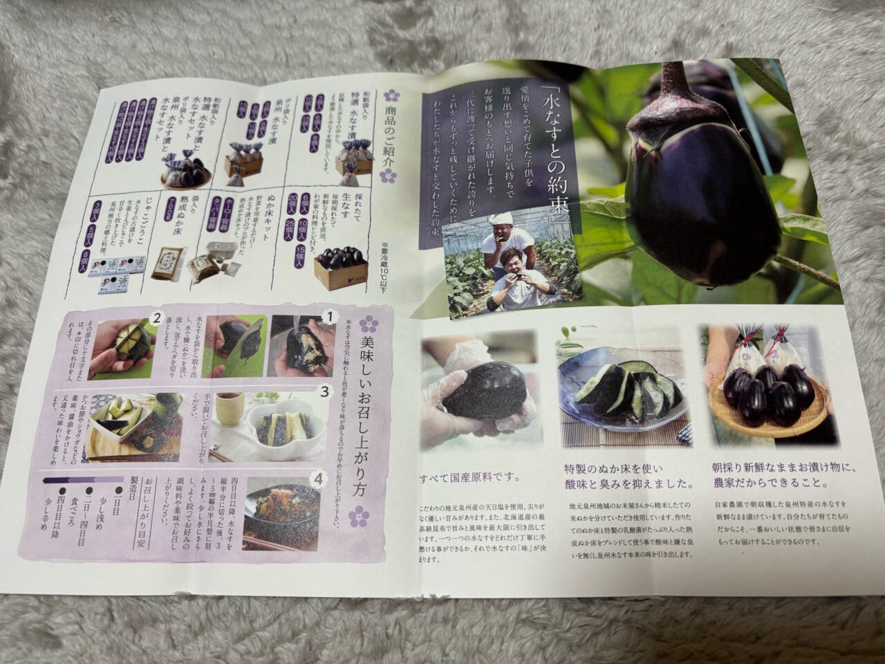 中出農園パンフレット