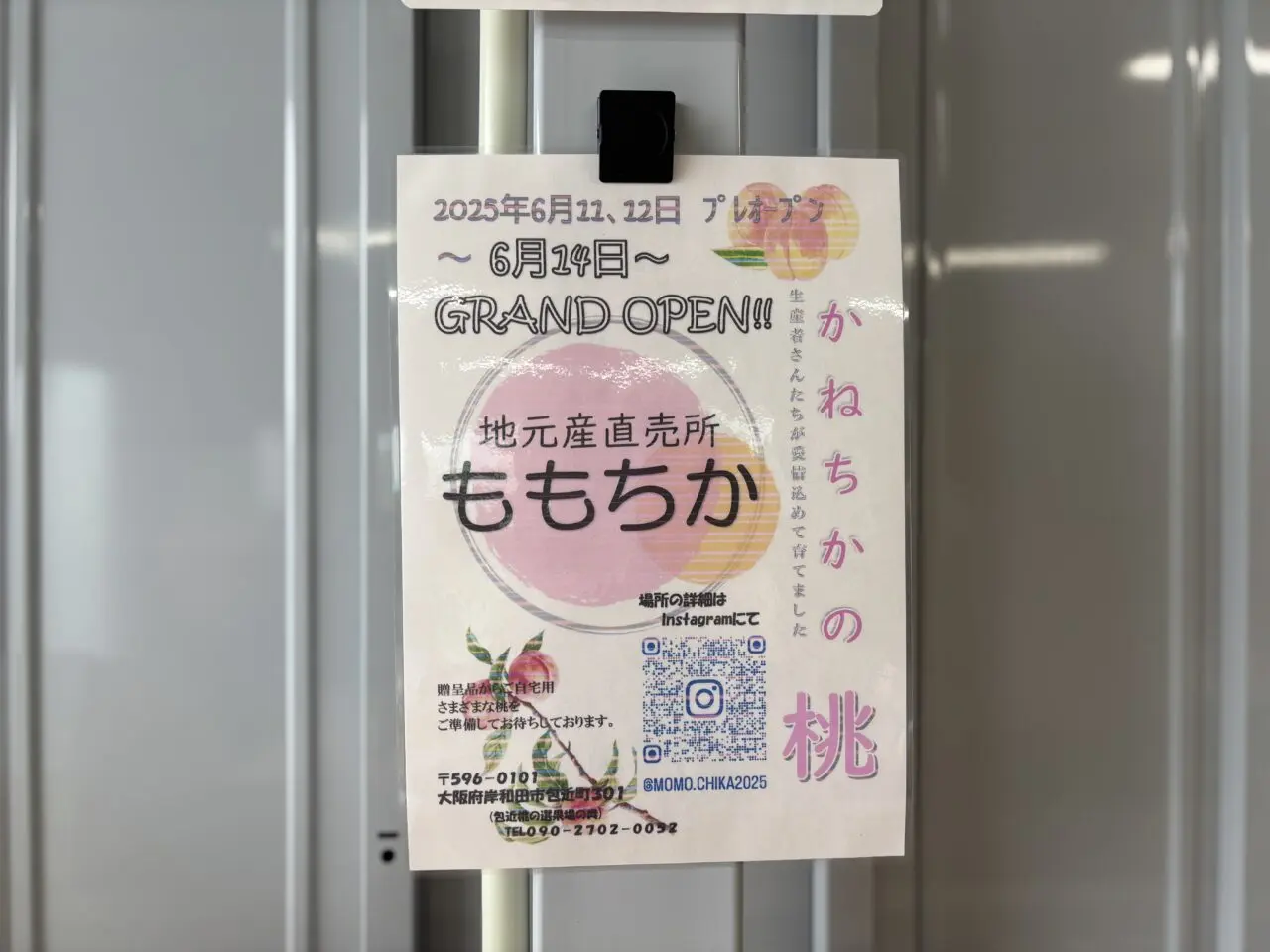 直売所ももちか店内
