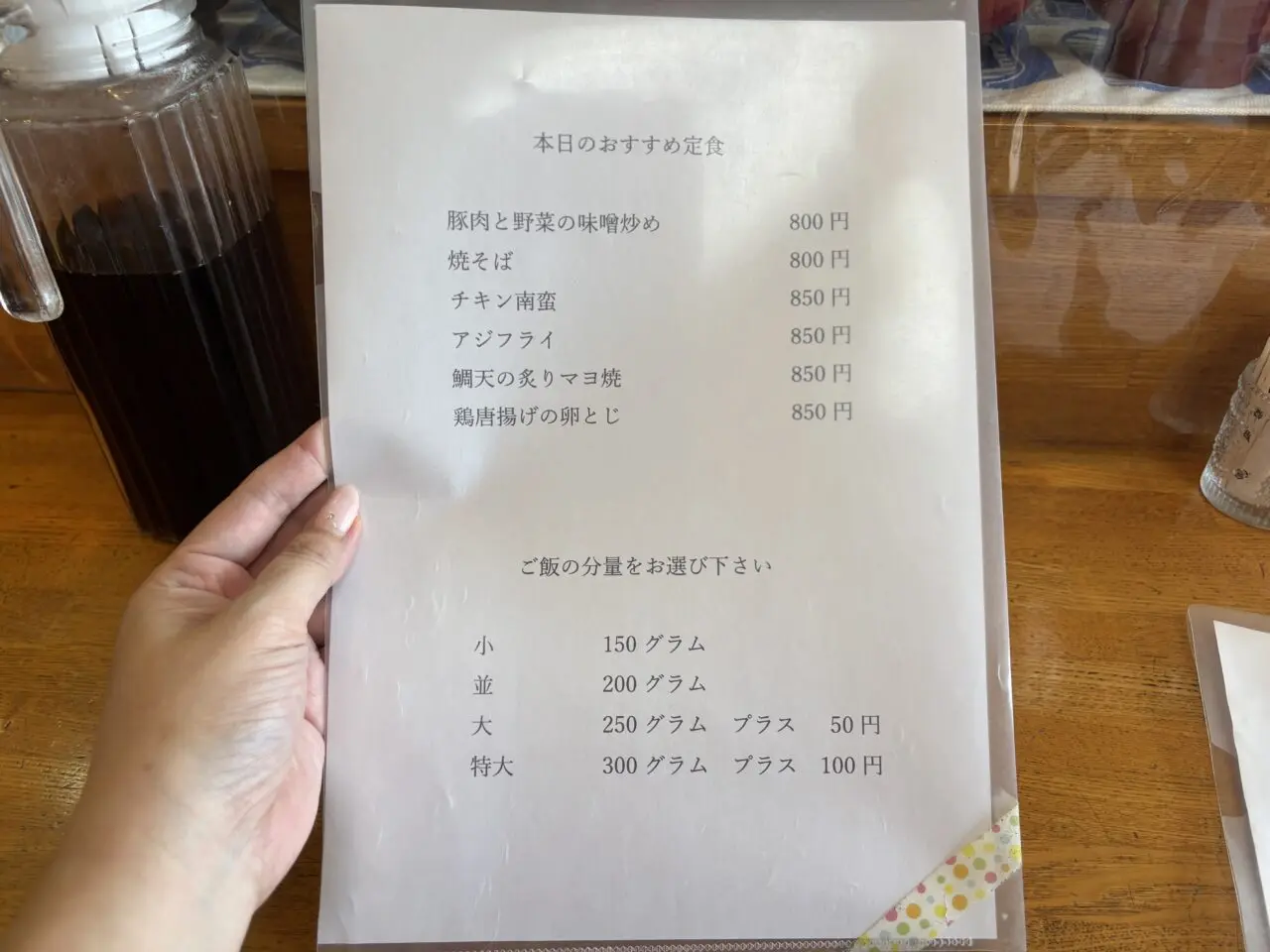 竹むらメニュー