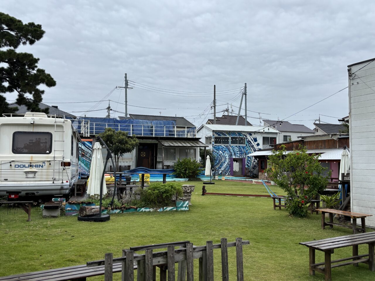 ハンモックカフェ駐車場
