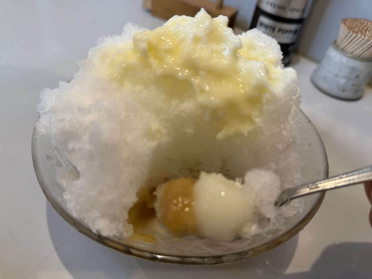 こふじ食堂くるみ氷