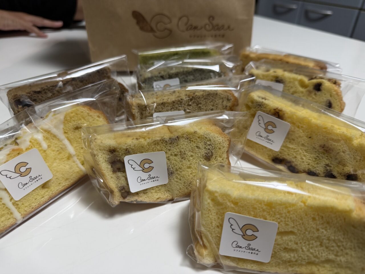 can soarシフォンケーキ