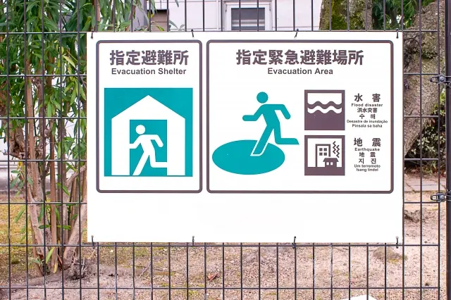 避難所看板